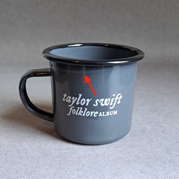 Taylor Swift: Folklore Album "in the trees" USED Metal Mug (Pop) PM - Picture 5 of 7